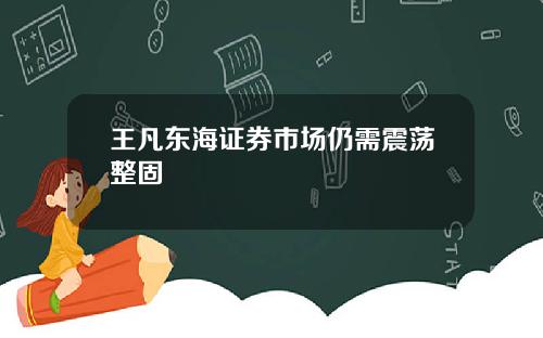 王凡东海证券市场仍需震荡整固