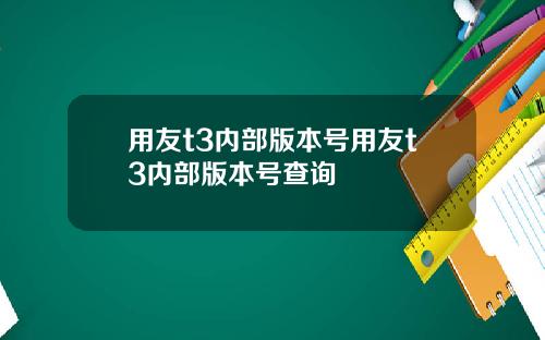 用友t3内部版本号用友t3内部版本号查询