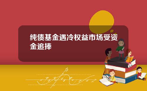 纯债基金遇冷权益市场受资金追捧