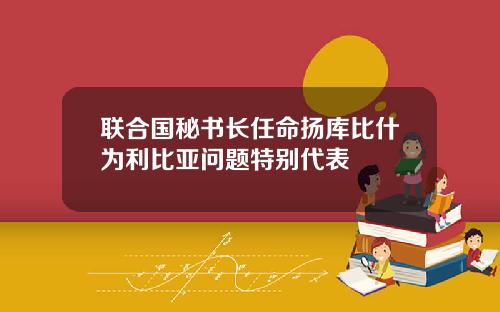 联合国秘书长任命扬库比什为利比亚问题特别代表