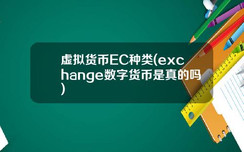 虚拟货币EC种类(exchange数字货币是真的吗)