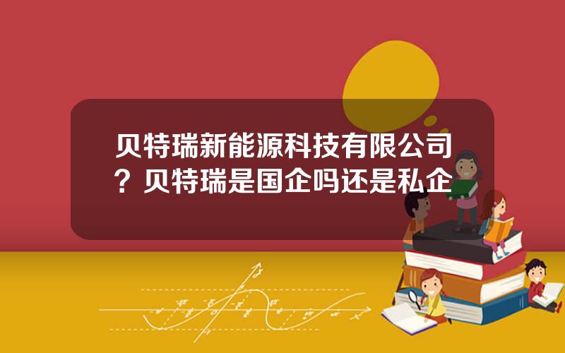 贝特瑞新能源科技有限公司？贝特瑞是国企吗还是私企