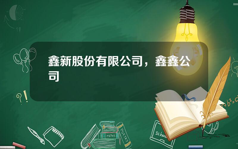 鑫新股份有限公司，鑫鑫公司